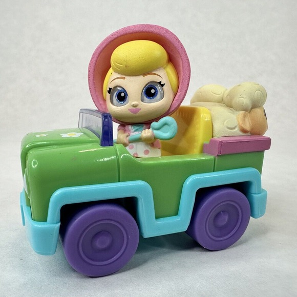Disney Doorables BO PEEP Toy Story Let's Go Series 3 Figure and Vehicle NEW RARE - Picture 1 of 13